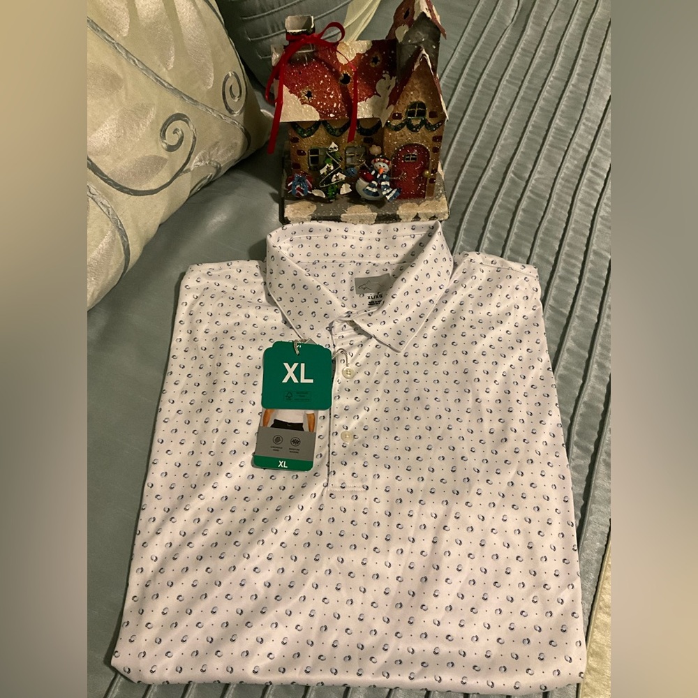 🌷GREG NORMAN MOISTURE WICKING GOLF SHIRT SZ XL NWT